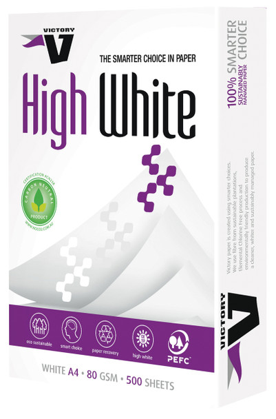 COPY PAPER VICTORY A4 80GSM HIGH WHITE BOX (35 REEMS, 7 BOXES)