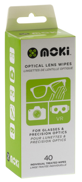 MOKI Optical Lens Wipes 40 Pack