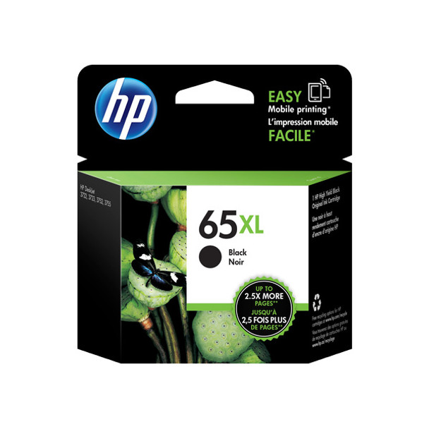 HP 65 Original Black High Yield Ink N9K04AA - 300 Pages