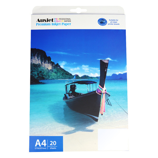 AUSJET 200gsm A4 High Gloss Double Sided Photo Paper 20 sheets - P-200A4HGDSPP shop at AUSTiC 3D Shop