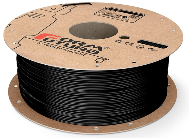 Glass feel recycled PETG Filament ReForm - rPET 2.85mm 1000 gram Black Recycled 3D Printer Filament - 285RPET-BLCK-1000 shop at AUSTiC 3D Shop