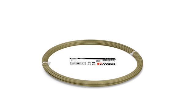 MetalFil - Brass 1.75mm 50 gram Natural Composite 3D Filament - 175MTFLBRSS-NAT-0050 shop at AUSTiC 3D Shop