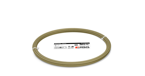 MetalFil - Brass 2.85mm 50 gram Natural Composite 3D Filament - 285MTFLBRSS-NAT-0050 shop at AUSTiC 3D Shop