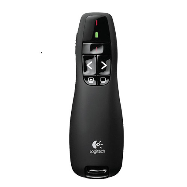 Logitech R400 Wireless Presenter, 15m Range, Red laser pointer Battery indicator Plug-and-play wireless receiver - L-MILT-R400 shop at AUSTiC 3D Shop