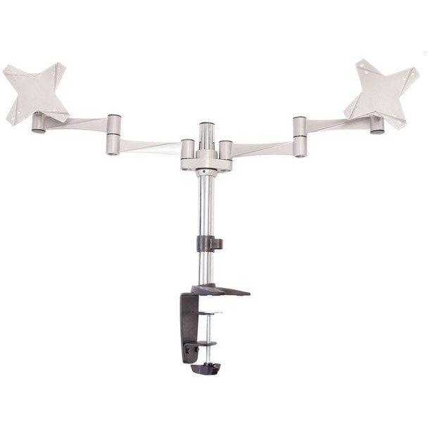 Astrotek Dual Monitor Arm Desk Mount Stand 43cm for 2 LCD Displays 21.5' 22' 23.6' 24' 27' 8kg 30 tilt 180 swivel 360 rotate VESA 75x75 100x100