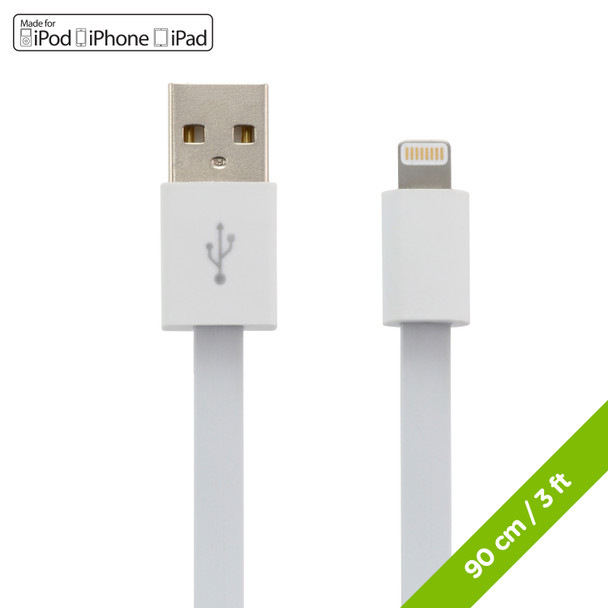 MOKI Lightning SynCharge Cable - 90cm (Apple Licenced)