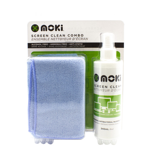 MOKI Clean Screen with Chamois Maxi (240ml)