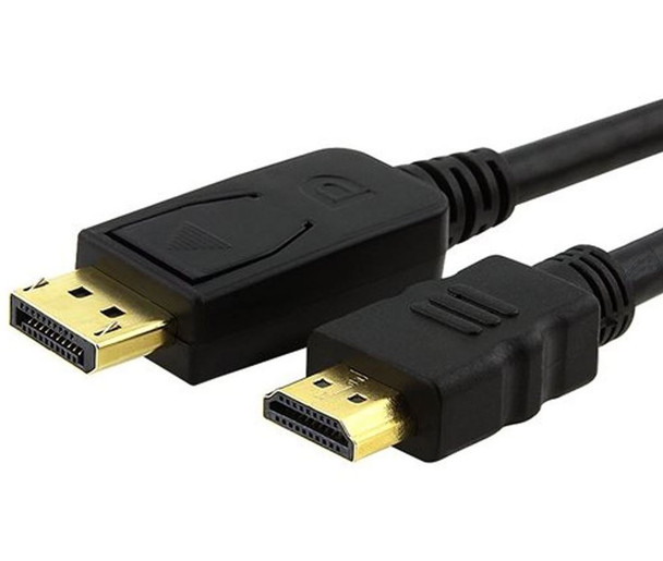 ASTROTEK DisplayPort DP to HDMI Adapter Converter Cable 2m - Male to Male 1080P Gold-Plated for PC/Laptop to HDTVs Projectors Displays CB8W-RC-DPHDMI - L-CBAT-DPHDMI-MM-2 shop at AUSTiC 3D Shop