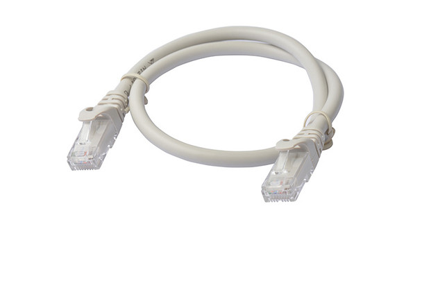 8WARE Cat6a UTP Ethernet Cable 0.5m 50cm Snagless Grey