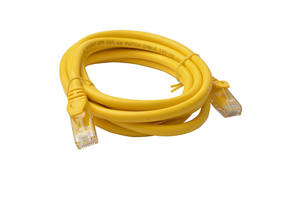 8WARE Cat6a UTP Ethernet Cable 2m Snagless Yellow - L-CB8W-PL6A-2YEL at AUSTiC 3D Shop