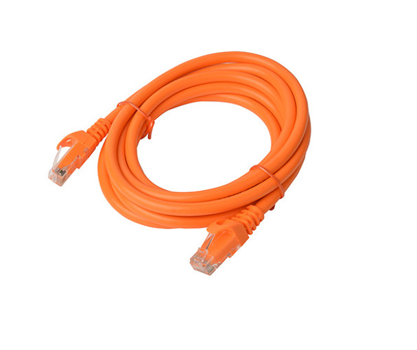8WARE Cat6a UTP Ethernet Cable 3m Snagless Orange