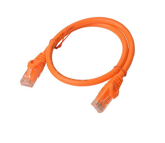 8WARE Cat6a UTP Ethernet Cable 0.5m 50cm Snagless Orange