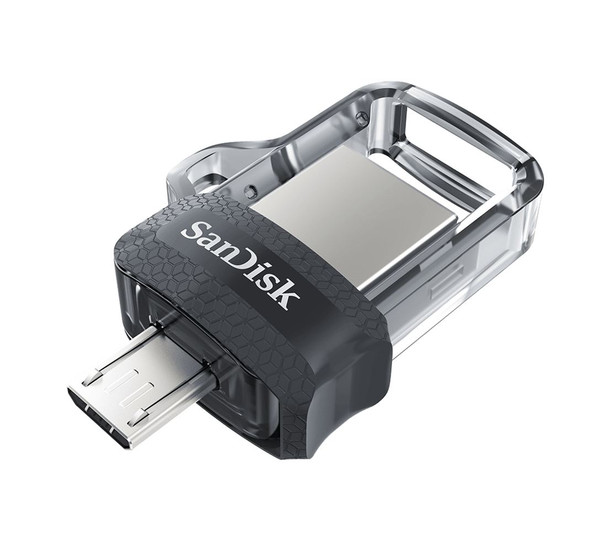 SANDISK Ultra Dual Drive m3.0 SDDD3 16GB USB3.0 & micro-USB connector OTG-enabled 150MB/s Flash Drive Memory Stick Android Smartphone Tablet Macs PCs