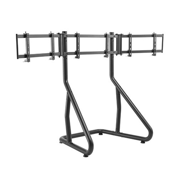 BRATECK Triple Monitor Stand Perfect Viewing in the Game Fit Most 24'-32' Monitors Up to 10kg per screen