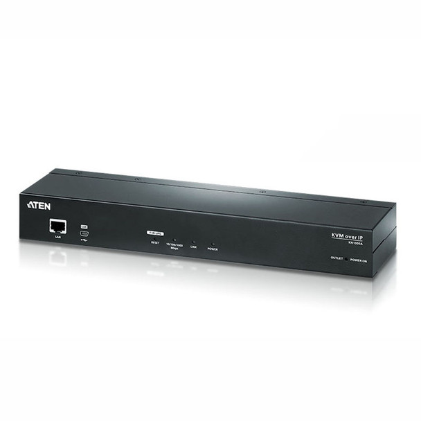 ATEN 1-Port KVM Over IP, 1-Port PDU, 1-Port Serial over IP - 1 local/remote user access - L-KVA-KN-1000A at AUSTiC 3D Shop
