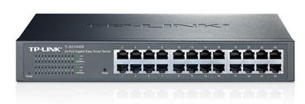 TP-Link TL-SG1024DE 24-Port Gigabit Desktop/Rackmount Easy Smart Switch energy-efficient L2 Features Supports MAC 128xVLAN 48Gbps Switching Capacity