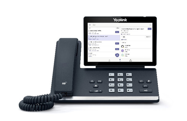 Yealink T56A 16 Line IP HD Android Phone, 7' 1024 x 600 colour touch screen, HD voice, Dual Gig Ports, Built in Bluetooth and WiFi, - MS Teams Edition