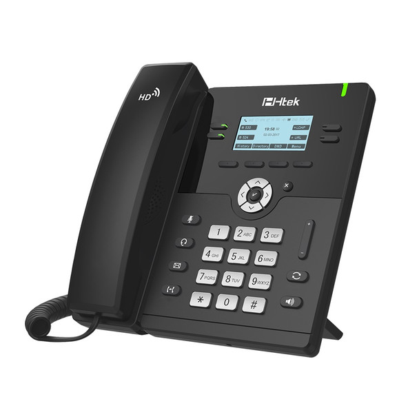 Htek UC912E Standard Business IP Phone, Wifi / Bluetooth, 4 Line Display, Gigabit Ethernet, PSU included, (Yealink T42S equivalent) - L-IPH-UC912E at AUSTiC 3D Shop