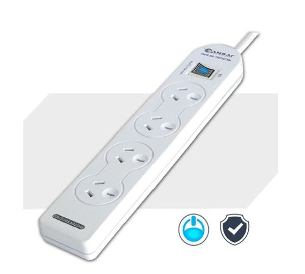 GENERIC 4 Way Basic Powerboard (131P) with Master Switch