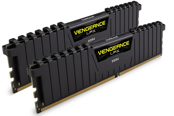 CORSAIR Vengeance LPX 16GB (2x8GB) DDR4 2400MHz C14 Desktop Gaming Memory Black