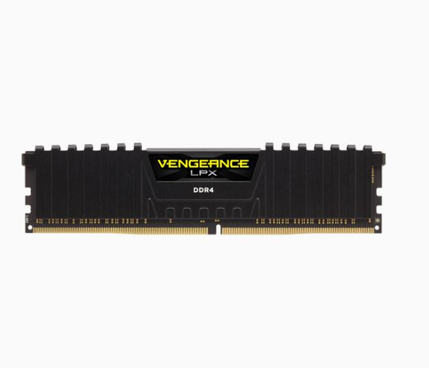 CORSAIR Vengeance LPX 32GB (1x32GB) DDR4 2666MHz C16 16-18-18-35 1.2V XMP 2.0 Desktop Gaming Memory Black AMD Optimized