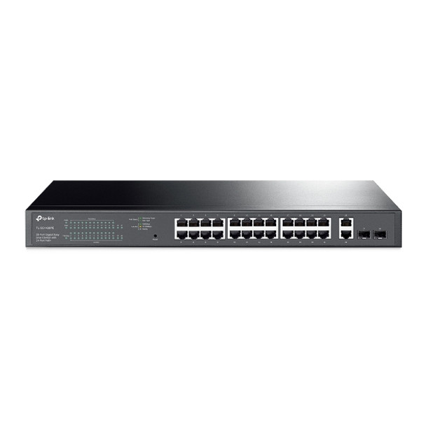 TP-LINK TL-SG1428PE 28-Port Gigabit Easy Smart Switch with 24-Port PoE+ 32xVLAN 56Gbps Switching Capacity Rack Mountable