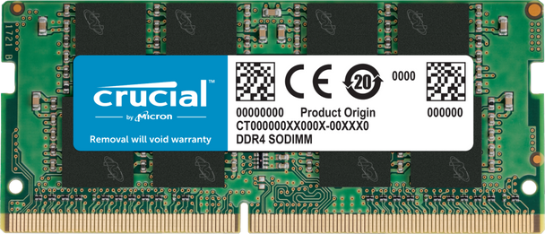 MICRON (CRUCIAL) 8GB (1x8GB) DDR4 SODIMM 3200MHz CL22 1.2V Notebook Laptop Memory RAM - L-MECN4-1X8G32FRA at AUSTiC 3D Shop