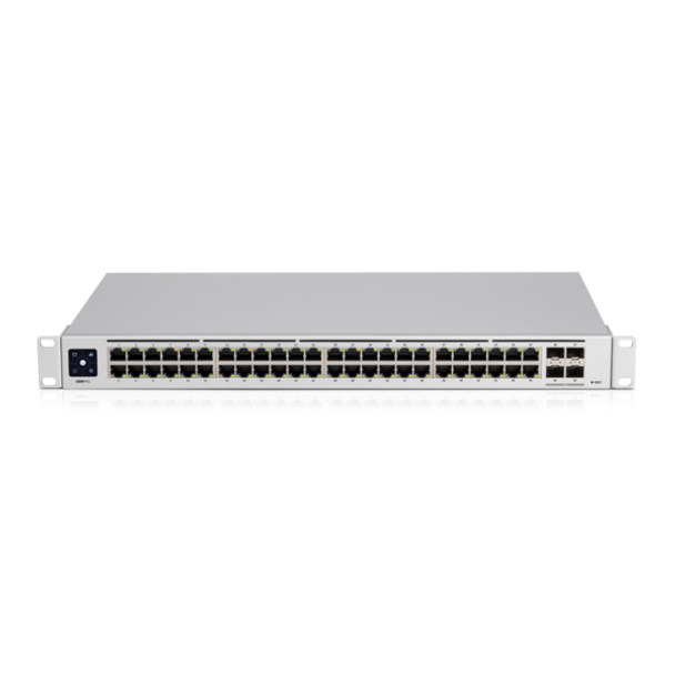 UBIQUITI UniFi 48 port Managed Gigabit Layer2 & Layer3 Switch - 48x Gigabit Ethernet Ports, 4x SFP+ Ports - Touch Display - GEN2