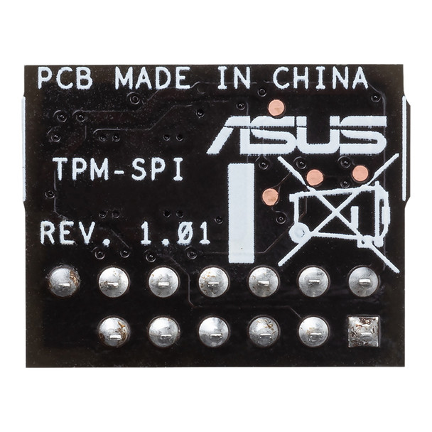 ASUS TPM-SPI TPM Chip, Improve Your Computer's Security. 14-1 pin and SPI interface, Nuvoton NPCT750, Compliant With TCG Specification Family 2.0 - L-MBA-TPM-SPI shop at AUSTiC 3D Shop