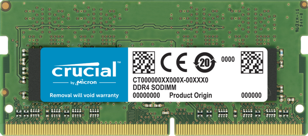 MICRON CRUCIAL 32GB 1x32GB DDR4 SODIMM 3200MHz CL22 1.2V PC4-21300 Dual Ranked Single Stick Notebook Laptop Memory RAM - L-MECN4-1X32G32C22 shop at AUSTiC 3D Shop