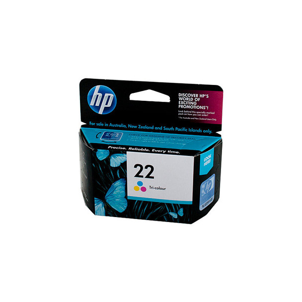 HP 22 Color Ink Cartridge C9352AA - D-HI22 shop at AUSTiC 3D Shop