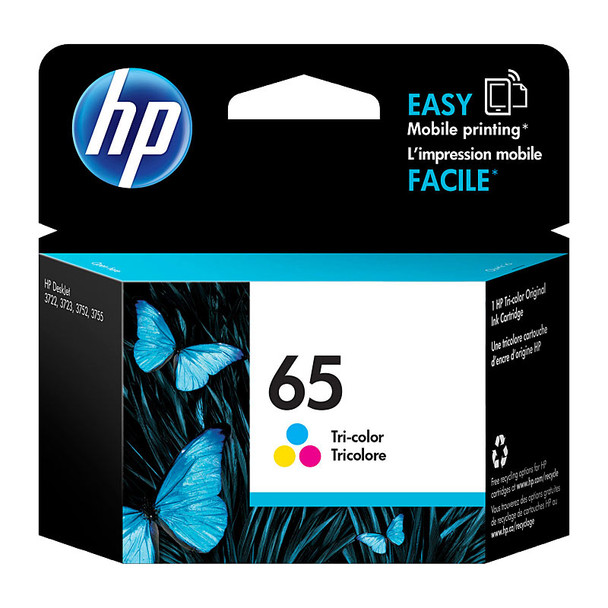 HP 65 Tri-Color Ink N9K01AA