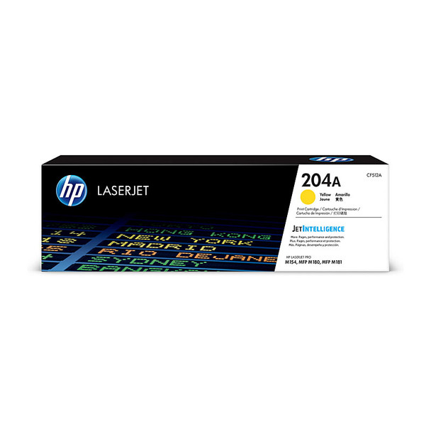 HP #204A Yellow Toner CF512A