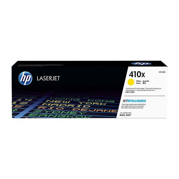 HP #410X Yellow Toner CF412X