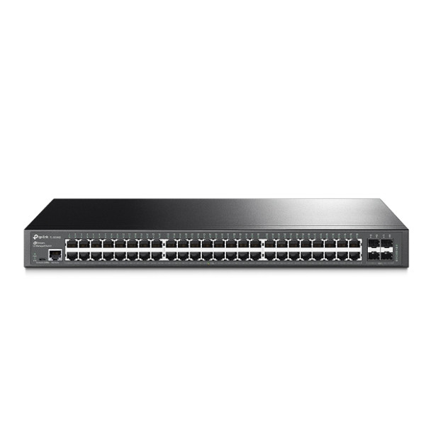 TP-LINK TL-SG3452 JetStream 48-Port Gigabit L2 Managed Switch with 4 SFP Slots, Integrated into Omada SDN, Centralised Management, Static Routing