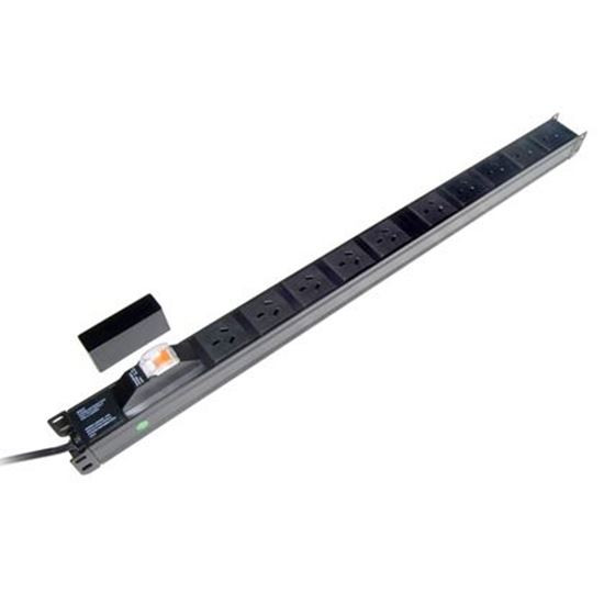 POWERSHIELD RPR-10V15MCB Vertical PDU with 16A Aus Input plug, 10 Aus outlets - L-UPPS-RPR-10V15MCB shop at AUSTiC 3D Shop
