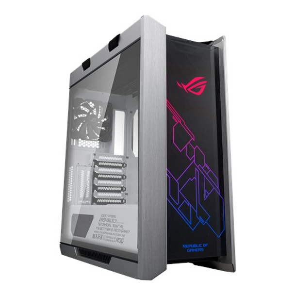 ASUS GX601 ROG STRIX HELIOS RGB ATX/EATX White Mid-Tower Gaming Case With Handle, 3 Tempered Glass Panels, 4 Preinstalled Fans 3x140mm 1x140mm - L-CAAS-GX601-ROG-WH shop at AUSTiC 3D Shop