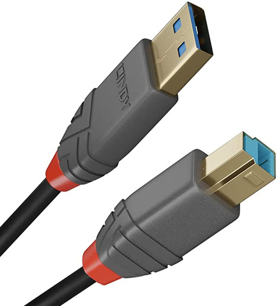 LINDY .5m USB3 A-A Cable Anthra Line