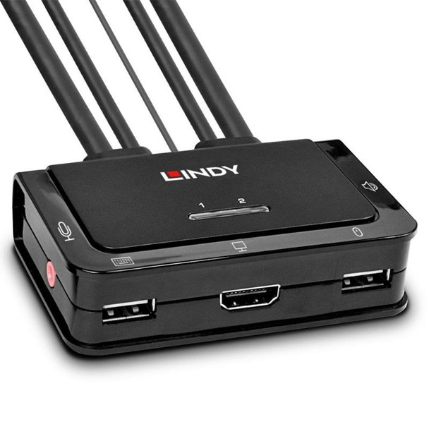 LINDY 2 Port HDMI KVM Switch