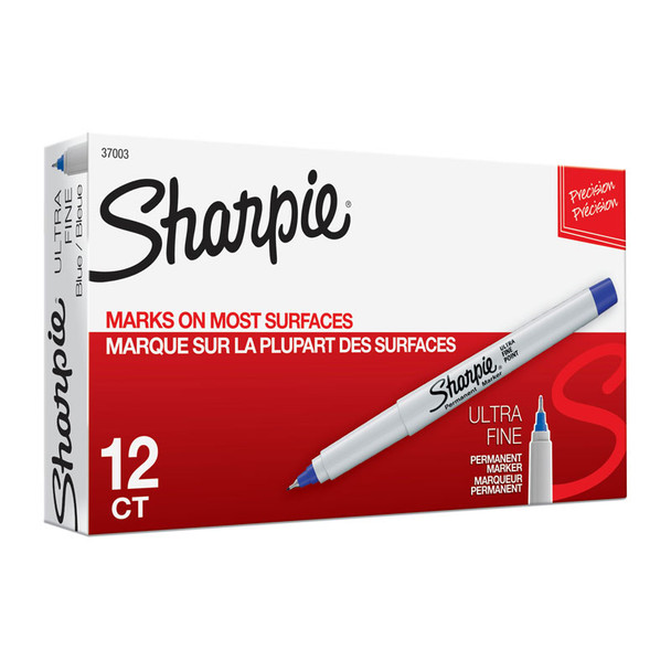 SHARPIE Ultra FP Perm Mrkr Blu Bx12