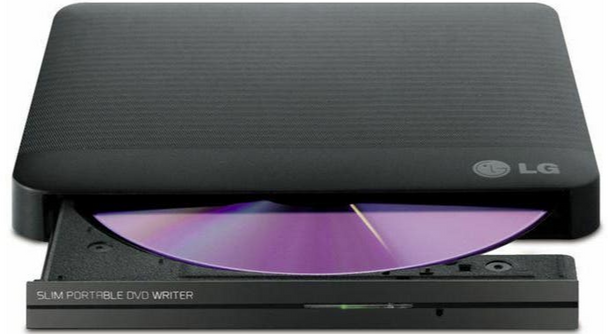 LG GP50NW40 Super-Multi Portable DVD Rewriter 8x DVD-R Writing Speed.TV Connectivity. M-DISC Support. Silent Play - White