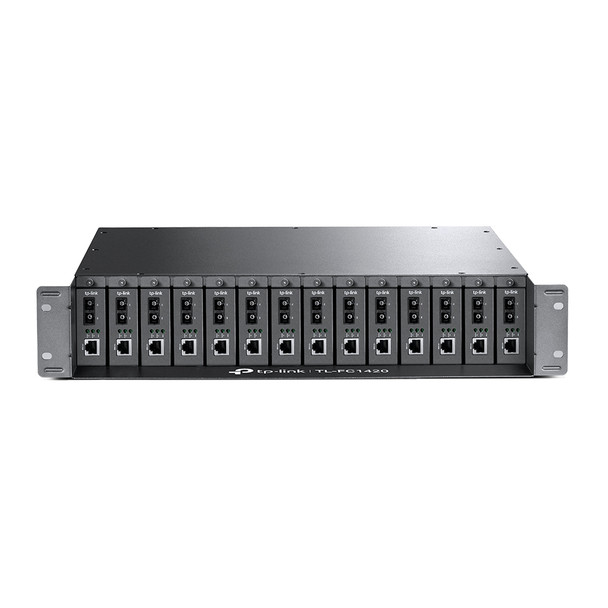 TP-LINK TL-FC1420 14-Slot Rackmount Chassis for Media Converters, optional redundant power supply, Hot Swappable, Compatible with TL-FCXXX 1.0 - L-NWTL-FC1420 shop at AUSTiC 3D Shop