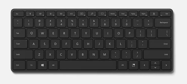 MICROSOFT Bluetooth Compact Keyboard Bluetooth English Black - L-KBMS-BTCOMPACTBLK2 shop at AUSTiC 3D Shop