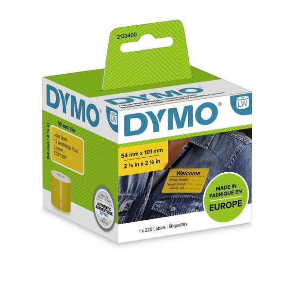 DYMO LW Ship Lbl 54x101mm Ylw