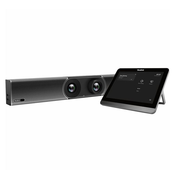 YEALINK A30 Meeting Bar with CTP18 Touch Panel, All-in-One Android Video Collaboration Bar for Medium Room, Teams Edition, Quick Setup, Easy to Manage