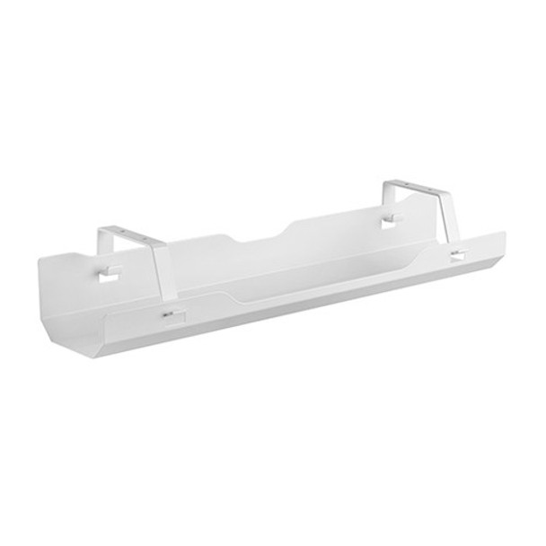 BRATECK Under-Desk Cable Management Tray - White Dimensions:600x135x108mm