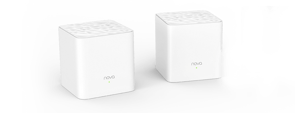 TENDA Nova MW3 2-pack AC1200 Whole-home Mesh WiFi System, 200 Square Meters, 867Mbps/300Mbps, MI-MIMO, SSID Broadcast, Beamforming