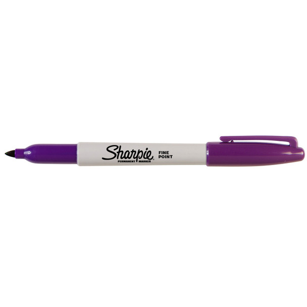 SHARPIE Marker Fine Purple UPC Bx12