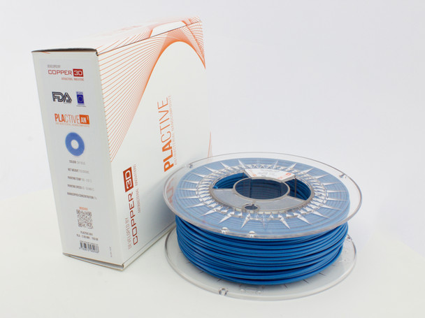 PLA Filament Copper 3D PLActive - Innovative Antibacterial 2.85mm 50gram Sky Blue Color 3D Printer Filament