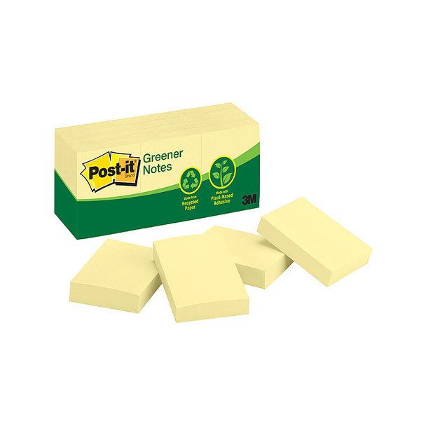 POST-IT Note 653-RP Yellow 35X48 Pack of 12 - D-PI70005054443 shop at AUSTiC 3D Shop